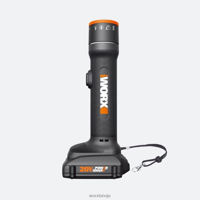 elektroinstrumenti 20 V enerģijas sadales daudzfunkciju LED lukturītis WORX JV4PF160
