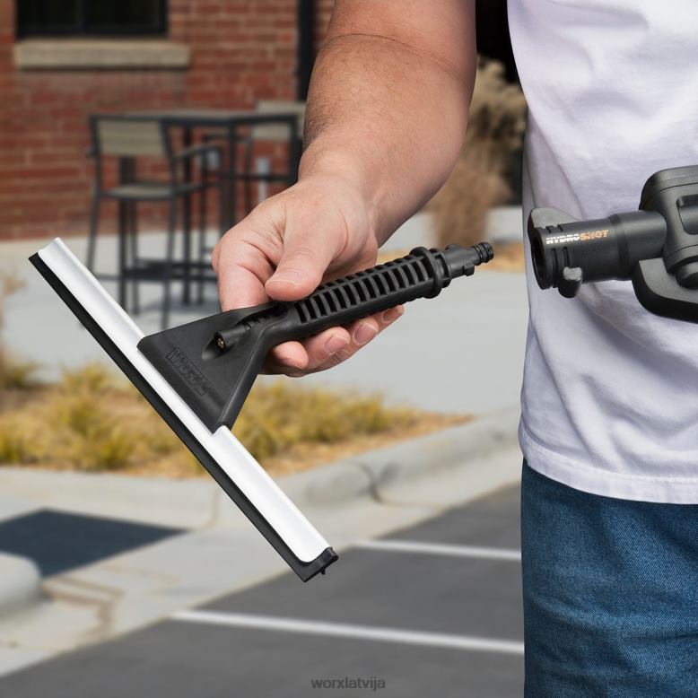 elektroinstrumenti hydroshot 12'' logu rakelis ar ūdens smidzinātāju WORX JV4PF163