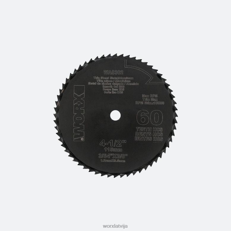 elektroinstrumenti 4-'' 3 gab zāģa asmens komplekts WORX JV4PF135