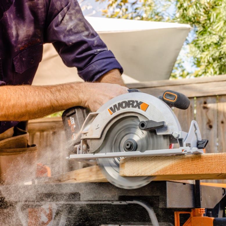 elektroinstrumenti nitro 20v jaudas dalīšana 7,25 collu bezvadu ripzāģis ar bezsuku motoru WORX JV4PF133