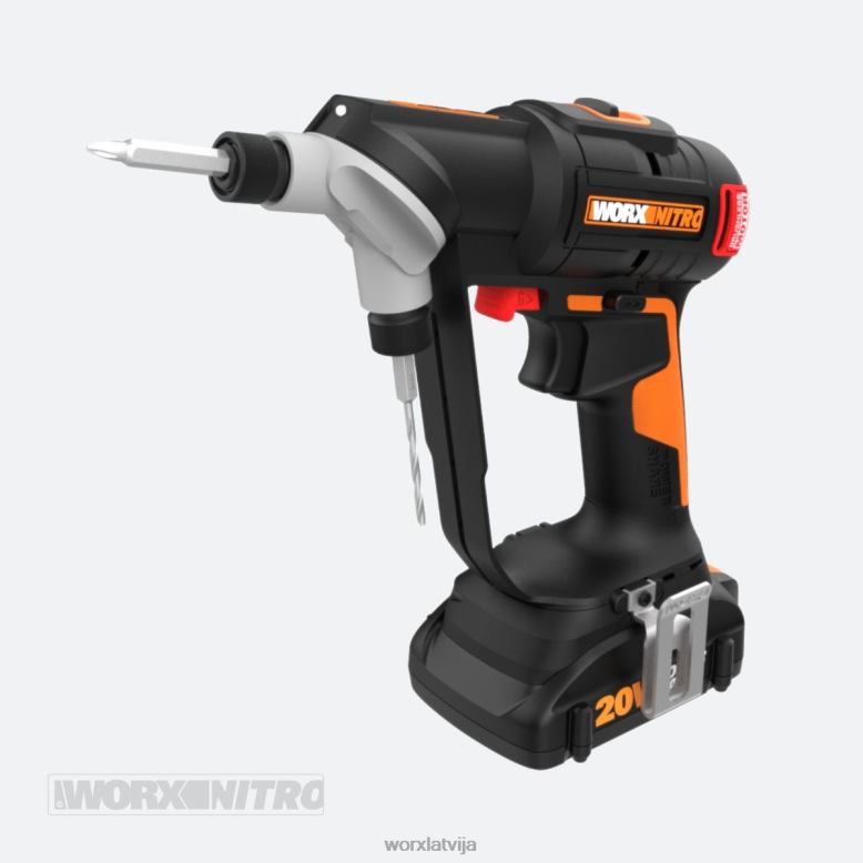 elektroinstrumenti nitro 20v brushless switchdriver 2.0 2-in-1 bezvadu urbjmašīna un draiveris (tikai instrumentam) WORX JV4PF110