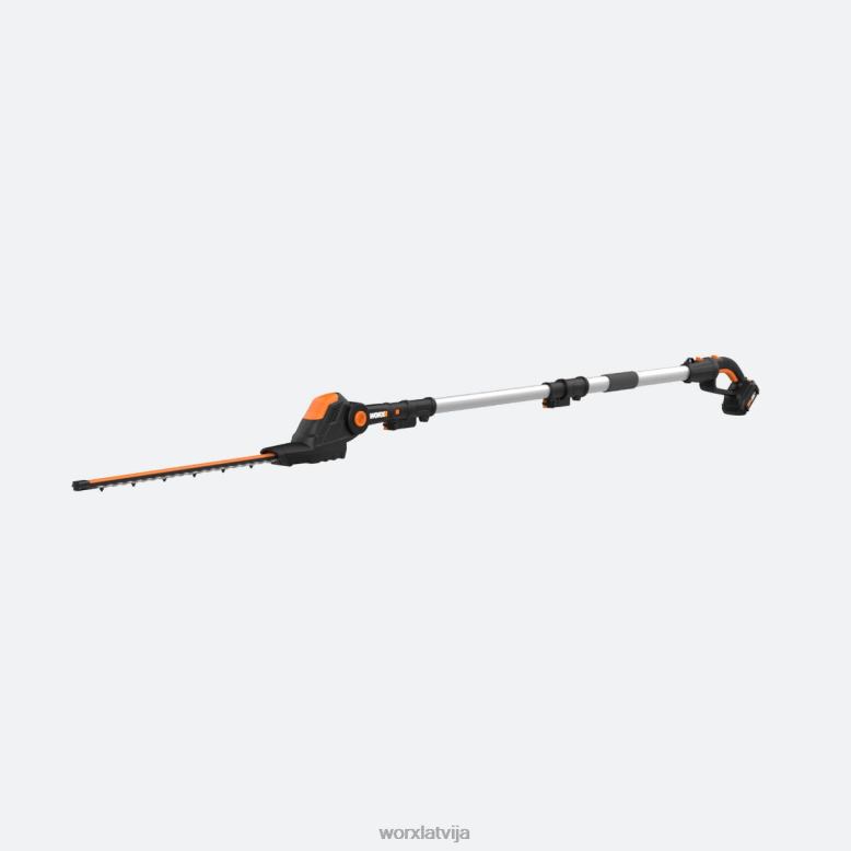 dārza instrumenti 20 V strāvas sadales bezvadu 20 collu dzīvžoga šķēres ar piestiprināšanas iespējām WORX JV4PF96