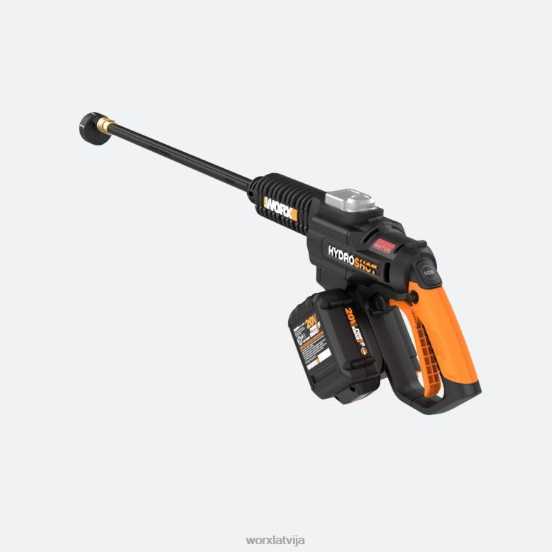 dārza instrumenti 20 V jaudas dalīšanas hidroshot pārnēsājams strāvas tīrītājs ar tīrīšanas piederumiem un 4,0 ah akumulatoru WORX JV4PF23