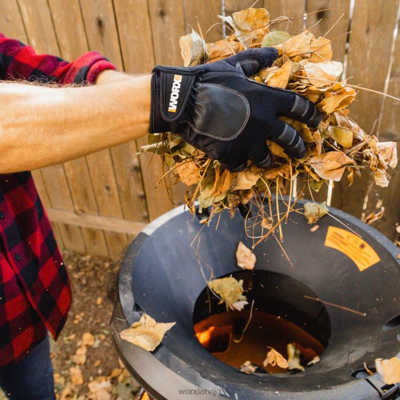 dārza instrumenti 13 ampēru elektriskā lapu mulčere WORX JV4PF38