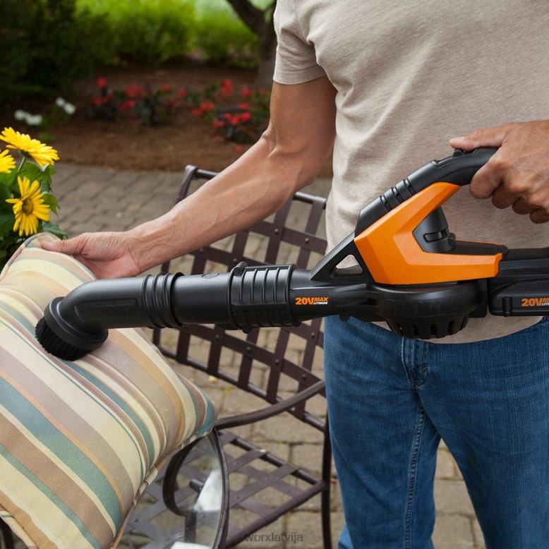 dārza instrumenti 20v jaudas dalīšanas zāģa bezvada lapu pūtējs/slaucītājs WORX JV4PF30