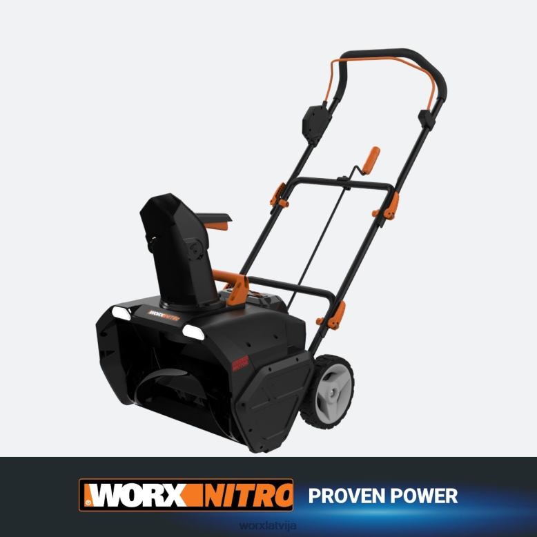 dārza instrumenti nitro 40v power share 20'' bezvadu sniega pūtējs ar bezsuku motoru WORX JV4PF27