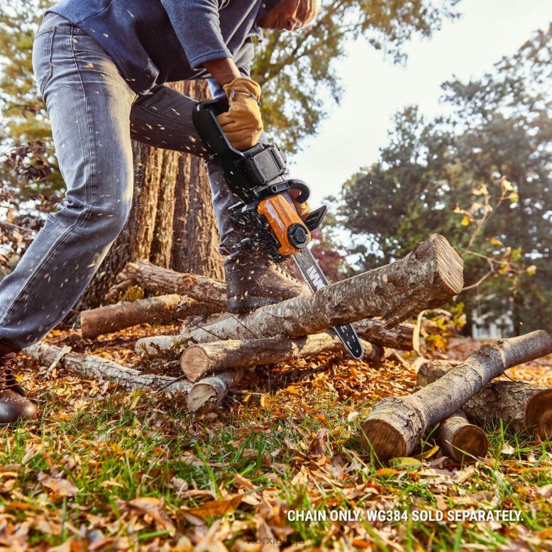 dārza instrumenti 14 collu nomaiņas motorzāģa ķēde (wa0149) WORX JV4PF90