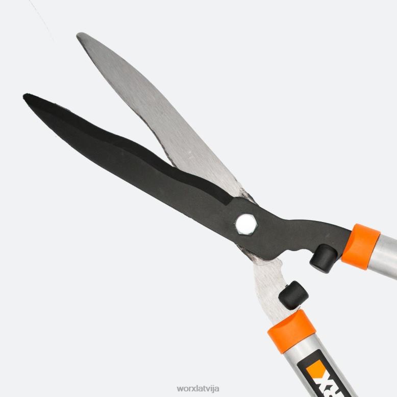 dārza instrumenti 9'' tērauda asmeņu dzīvžogu šķēres WORX JV4PF46