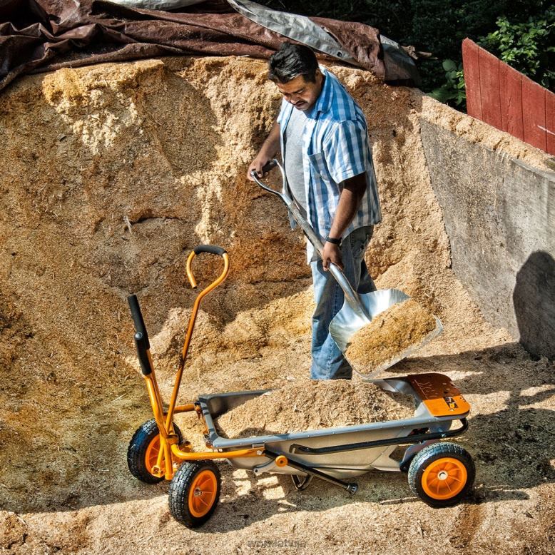 dārza instrumenti aerocart 8-in-1 ķerras un vagona komplekts apm WORX JV4PF40