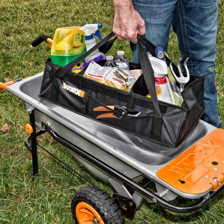 dārza instrumenti aerocart ķerras vannu organizators WORX JV4PF45