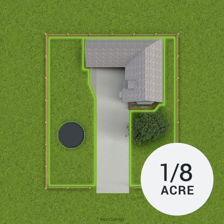 dārza instrumenti landroid s 20v 2,0ah robotizētais zāles pļāvējs (1/8 akrs / 5445 kvadrātpēdas) WORX JV4PF54
