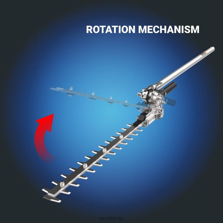 dārza instrumenti nitro driveshare 17'' universāls dzīvžoga šķēres stiprinājums WORX JV4PF107