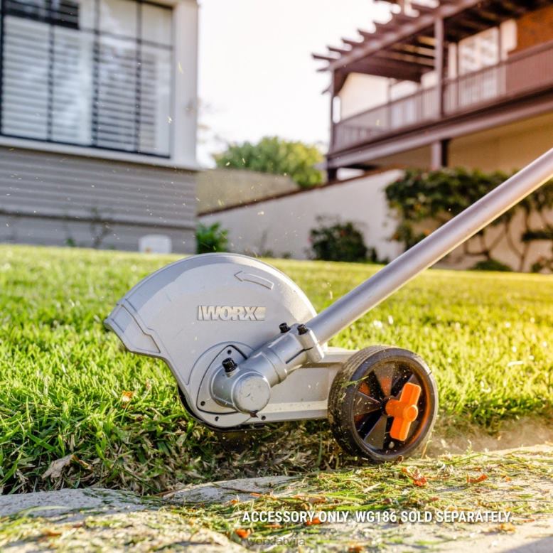 dārza instrumenti nitro driveshare 8'' universāls zāliena malu stiprinājums WORX JV4PF106
