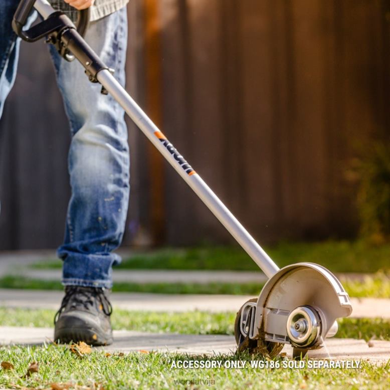 dārza instrumenti nitro driveshare 8'' universāls zāliena malu stiprinājums WORX JV4PF106